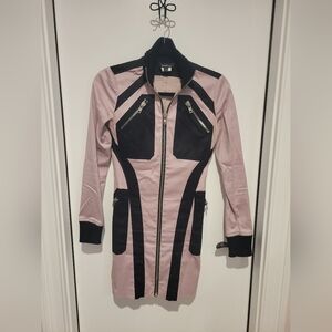 bebe Pink and Black Dress